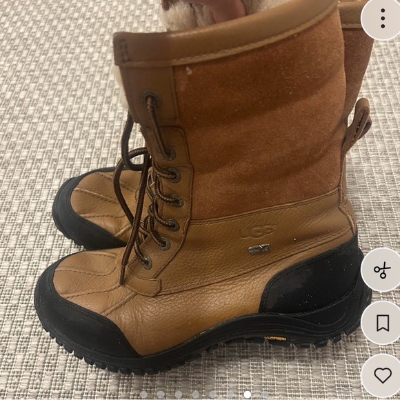 UGG Brown and Black Winter Boots - Picture 5 of 6
